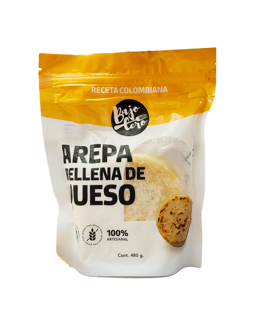 Bolsa Arepa de Queso - Congelada - Bajo Cero - 480g