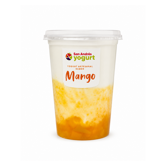 Bote Yogurt Sabor Mango - 1Lt - San Andres