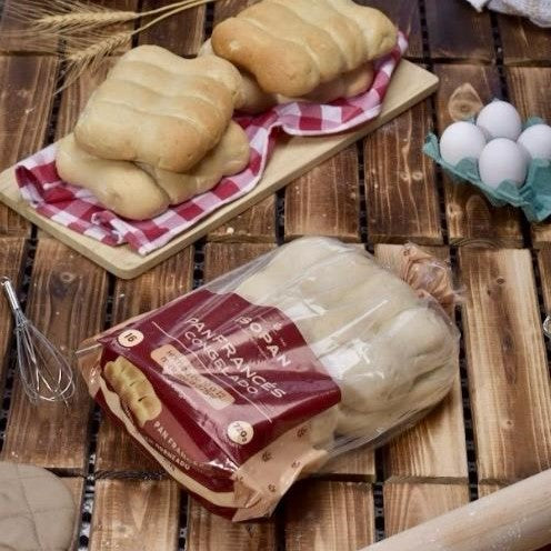 Bolsa Pan Frances Cong - 16Un / 4 Filas - Isopan