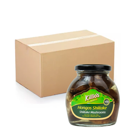 Caja Frasco de Hongos Shiitake - 12x250gr - Killios