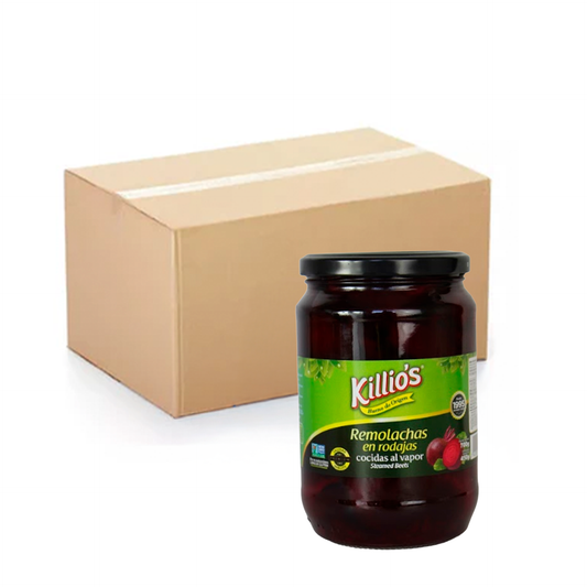 Caja Frasco de Remolacha en Rodajas - 12x700gr - Killios
