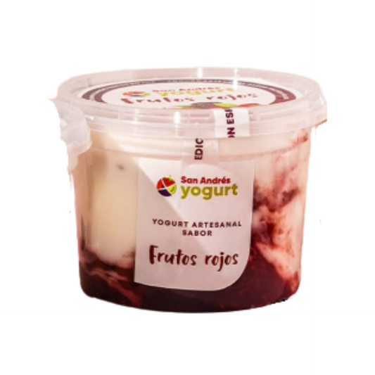 Bote Yogurt Sabor Frutos Rojos - 16oz - San Andres