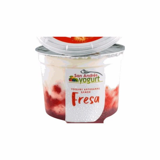 Bote Yogurt Sabor Fresa - 16oz - San Andres