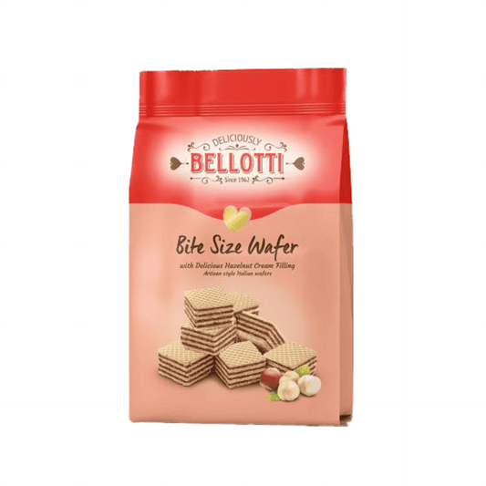 Bolsa Bite Galletitas Waffles sabor Avellana - Bellotti - 200g