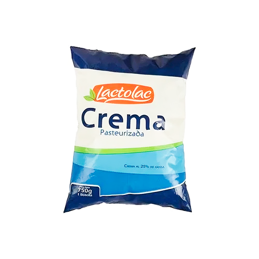 Bolsa de Crema Pura - Lactolac - 750gr