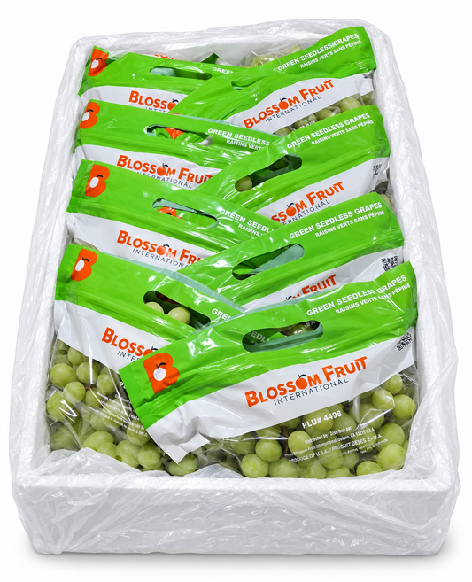 Caja Uva Verde Sin Semilla - 19 Lbs
