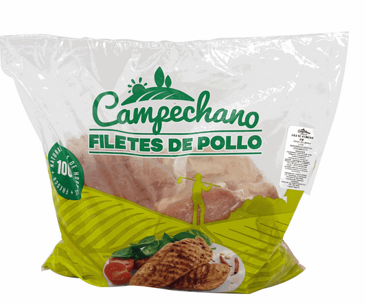 Filete de Pechuga - Corte Gota IQF - Pollo Campechano -3 Lb