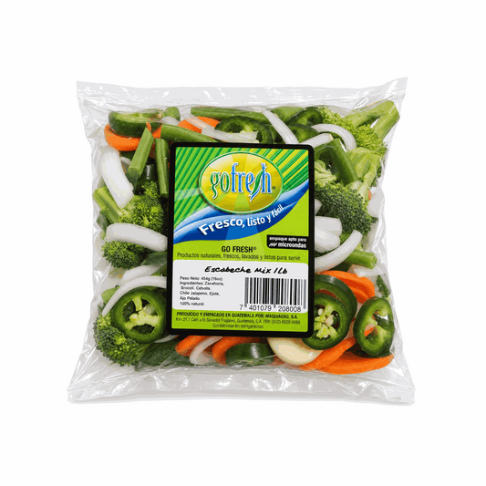 Escabeche Mix Go Fresh Bolsa 1x1Lb