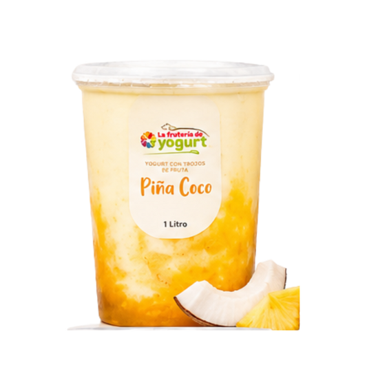 Bote Yogurt Sabor Piña Coco - 1Lt - San Andres