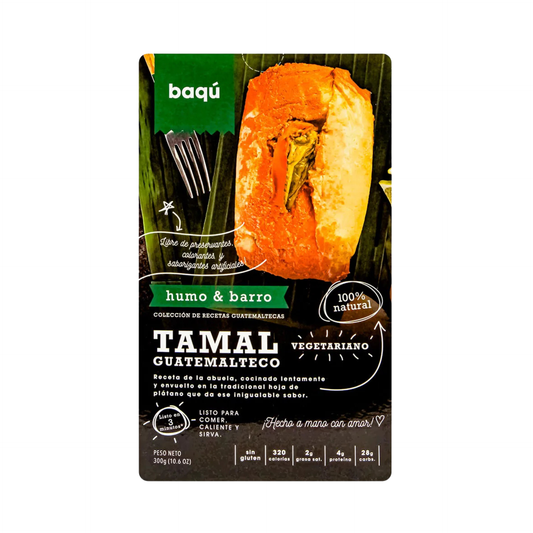Bolsa Tamal Guatemalteco Vegetariano - Baqu - 300g