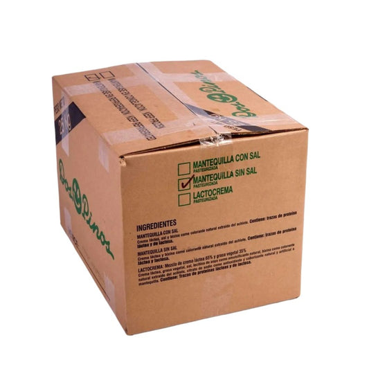 Caja de Mantequilla Sin Sal Cong - 25Kg - Dos Pinos