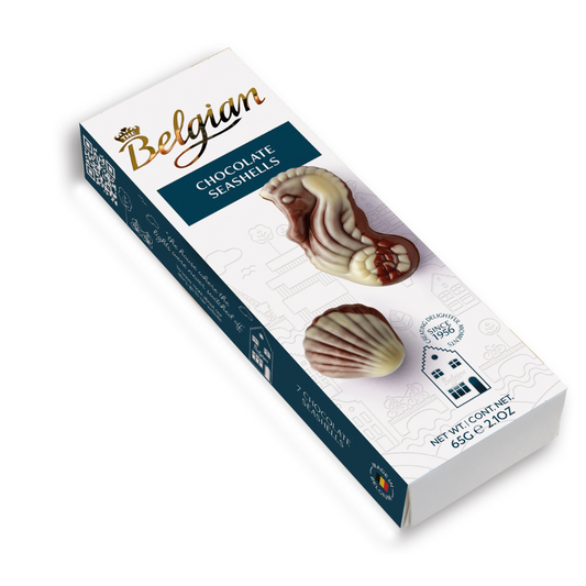 Trufas de Chocolate original Seashells   -  Belgian - 65g