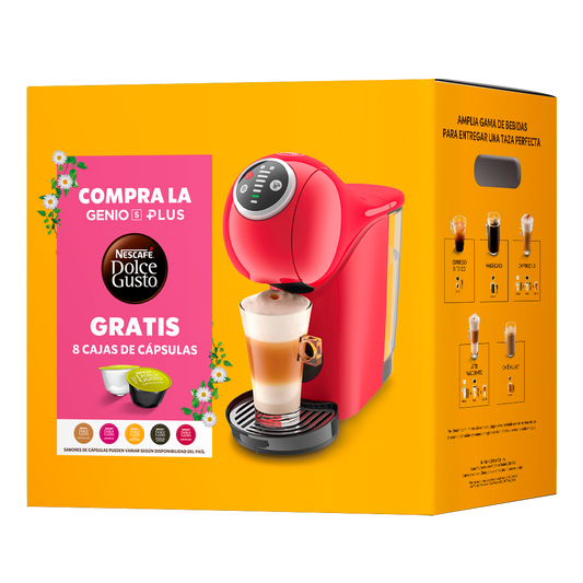 Pack Maquina Genio Dolce Gusto Plus y Capsulas