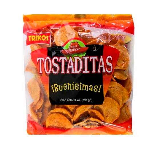 Bolsa Tostaditas sabor Barbacoa - Trikos - 14oz
