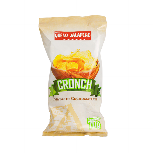 Bolsa Papas Cronch sabor Queso Jalapeño - 70g