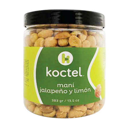 Bote Maní Jalapeño Limón - Koktel - 383gr
