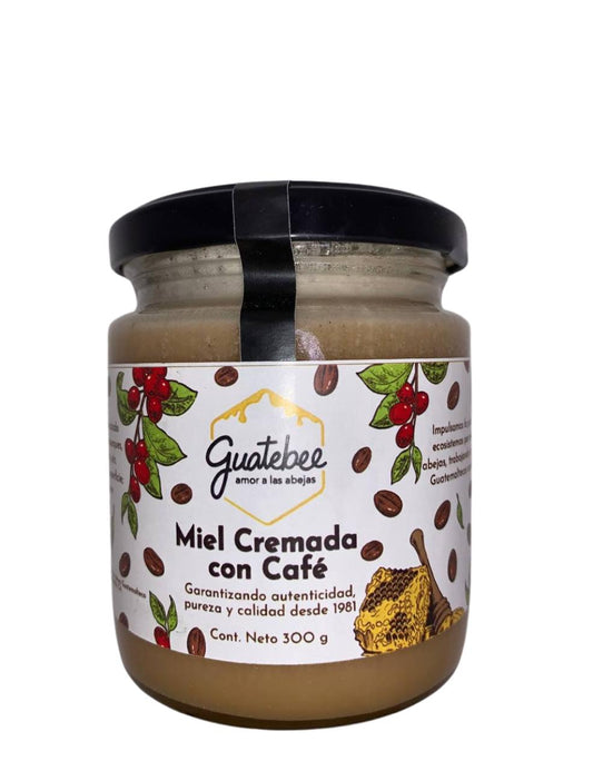 Miel Cremada con Cafe - GuateBee - 300g