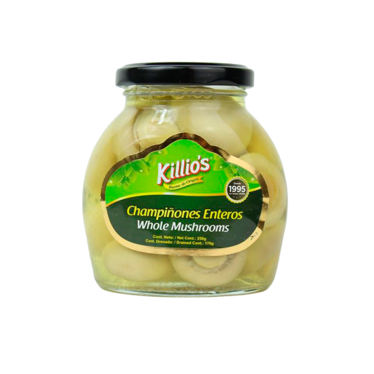 Frasco de Champiñones Enteros - 250gr - Killios