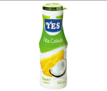 Yogurt bebible sabor Piña Colada - Lactolac - 200ml