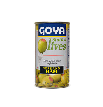Aceitunas rellenas de Jamón Serrano - Goya - 148.84g