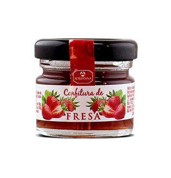 Tarrito de mermelada de fresa - Adrianna - 28g.