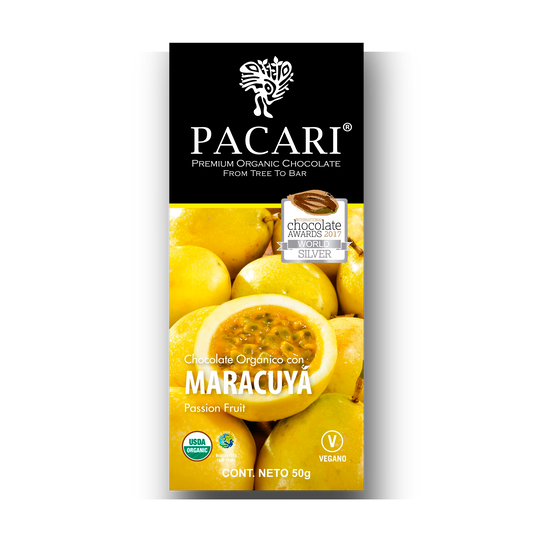 Chocolate Pacari Organico – 60 Cacao Maracuya - 500g