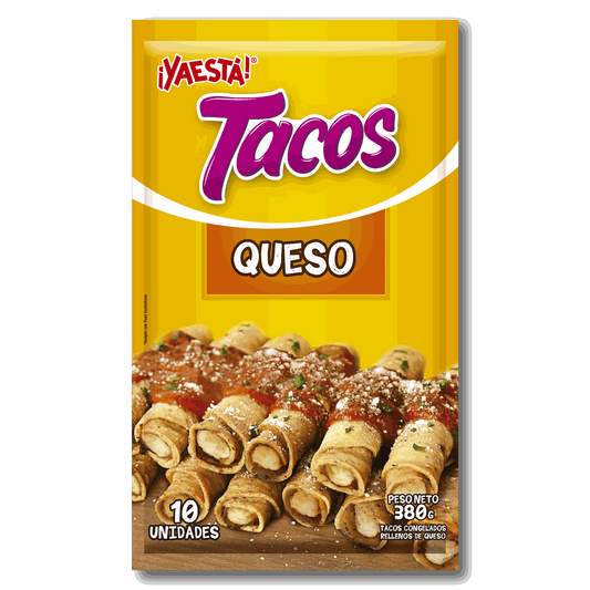 Paquete Tacos de Queso 10Un - Ya Esta