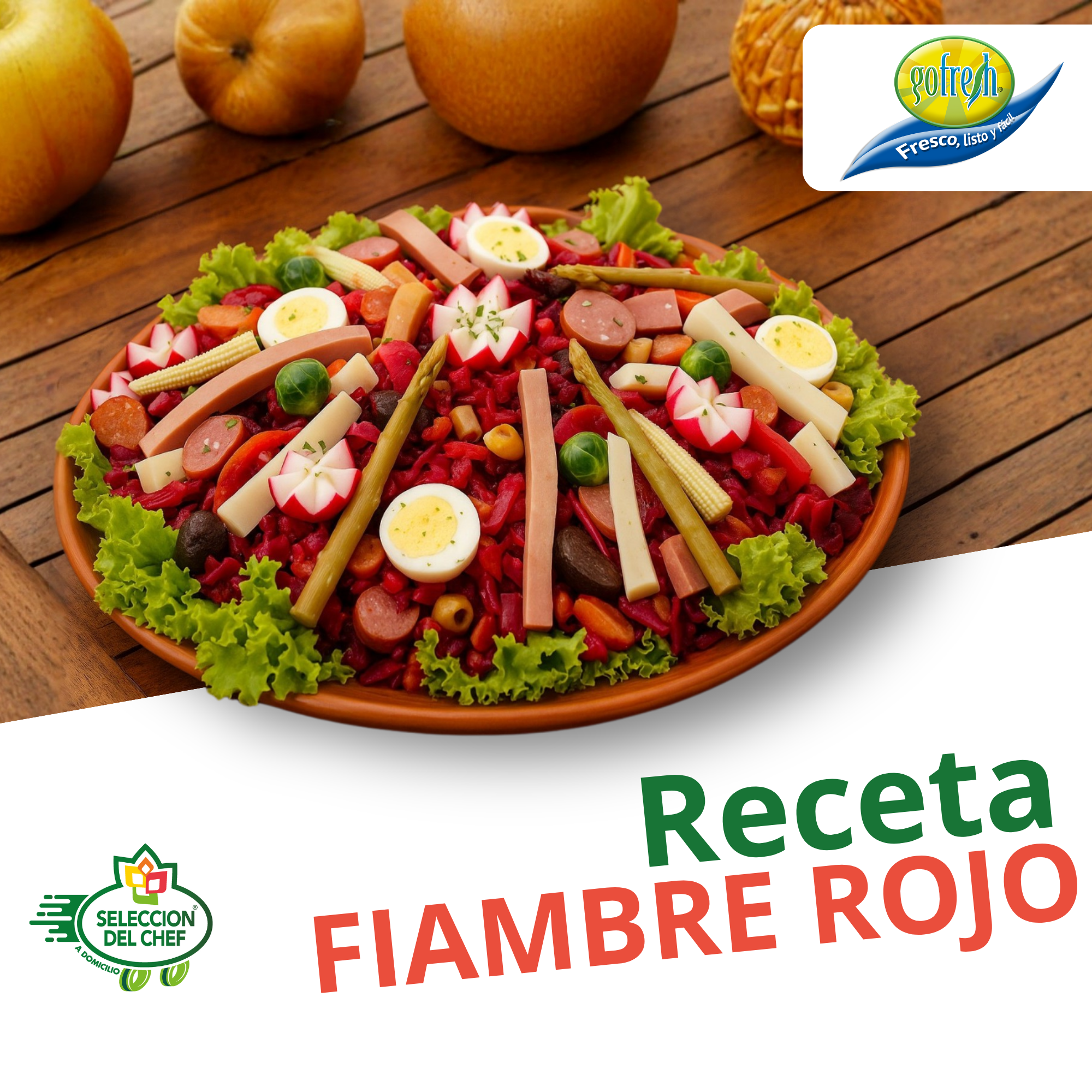 Receta Fiambre Rojo