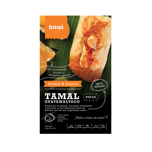 Bolsa Tamal Guatemalteco sabor Pollo - Baqu - 300g