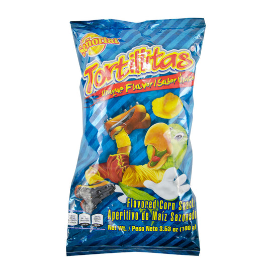 Bolsa de Tortillitas Sabor único, Boquitas Señorial 100g