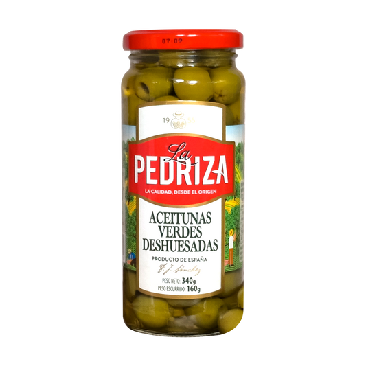 Frasco de Aceitunas Verdes Deshuesadas - La Pedriza - 340g