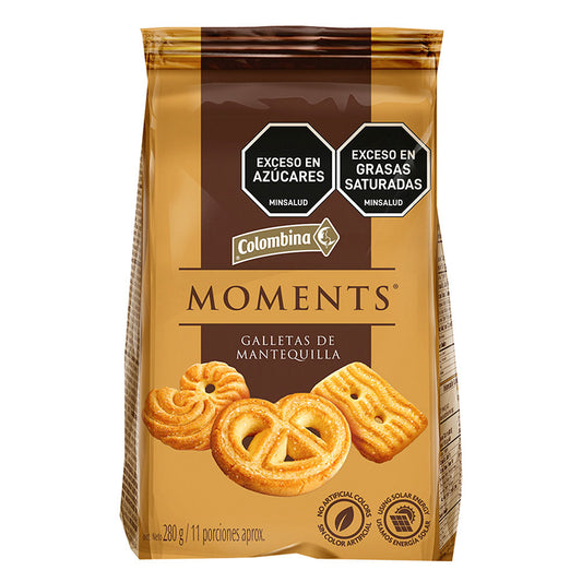 Bolsa Moments Danesa - Galleta Mantequilla - 280g