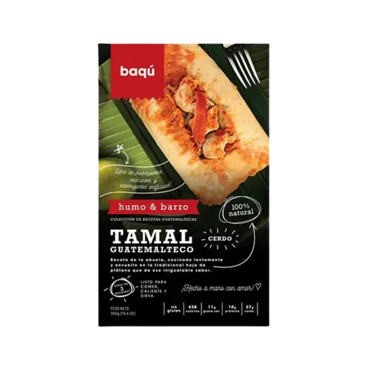 Bolsa Tamal Guatemalteco sabor Cerdo - Baqu - 300g