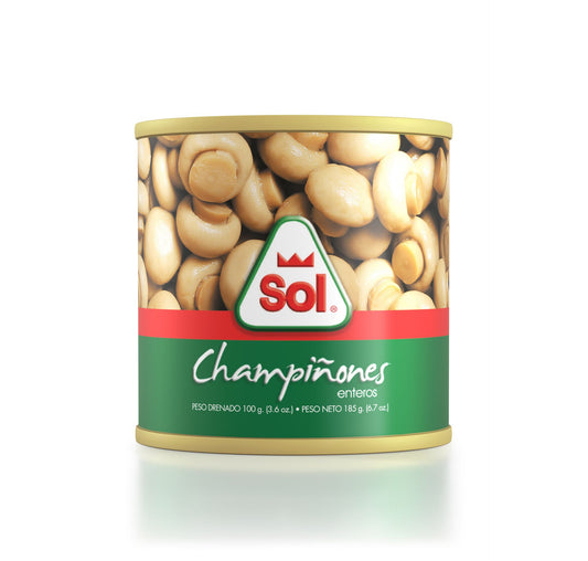 Lata Champinones Enteros - 6.7oz - SOL