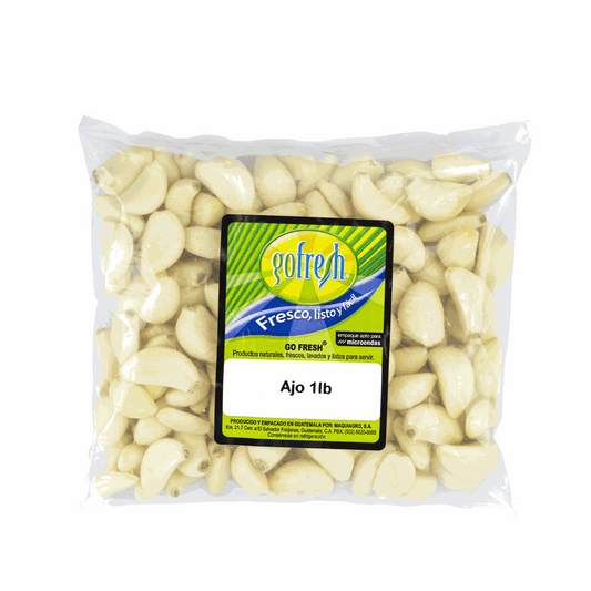 Ajo Normal White Pelado   - Bolsa -  1 libra - Gofresh