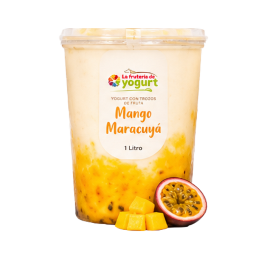 Bote Yogurt Sabor Mango/Maracuya - 1Lt - San Andres