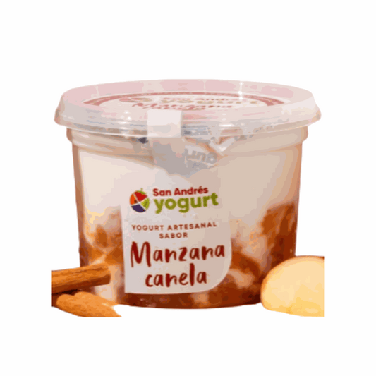 Bote Yogurt Sabor Manzana Canela - 16oz - San Andres