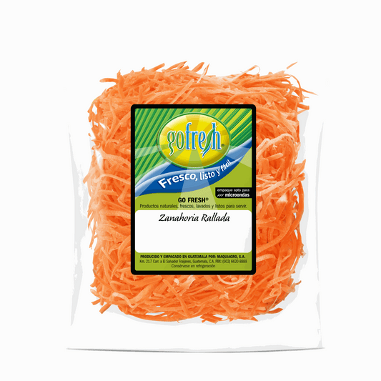 Zanahoria Rallada en bolsa de 8 Onzas