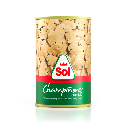 Lata Champinon en Rodajas - 15oz - SOL