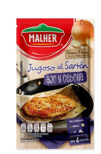 Jugoso al Sarten Ajo y Cebolla - Malher - 23.4g