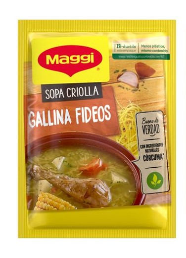 Sopa Gallina Criolla con Fideos - Maggi - 60g