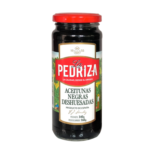 Frasco de Aceitunas Negras Deshuesadas - La Pedriza - 340g