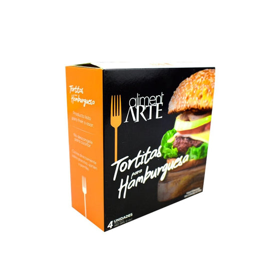 Tortas de Res condimentada 4Un - Alimentarte - 460g