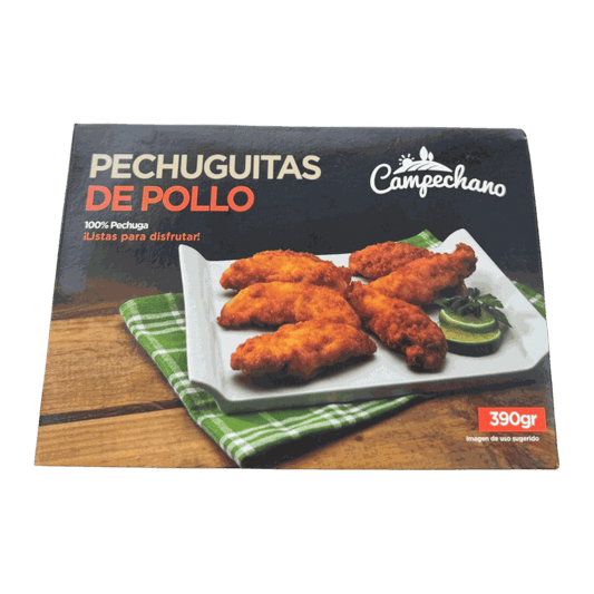 Pechuguitas - Pollo Campechano - 390g/caja (Producto Bajo Pedido)