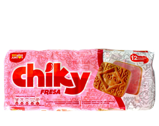 Galleta Chiky sabor Fresa - 12x40g - Pozuelo