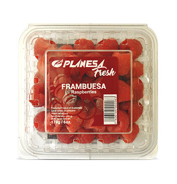 Clamshell Frambuesa Roja - Planesa - 12oz