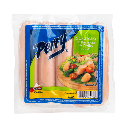 Salchicha Pechuga de Pollo 10Un - Perry - 454g