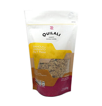 Granola - Quilali - 300g./Bolsa - Sabor Piña y Pasas