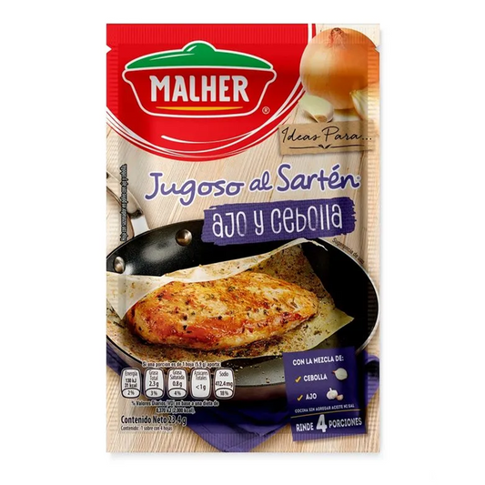 Jugoso al Sarten Ajo y Cebolla - Malher - 23.4g