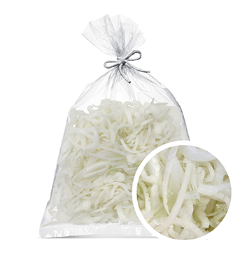 Cebolla Blanca Juliana - Institucional - Bolsa Transparente - 1x5Lb - Delivery